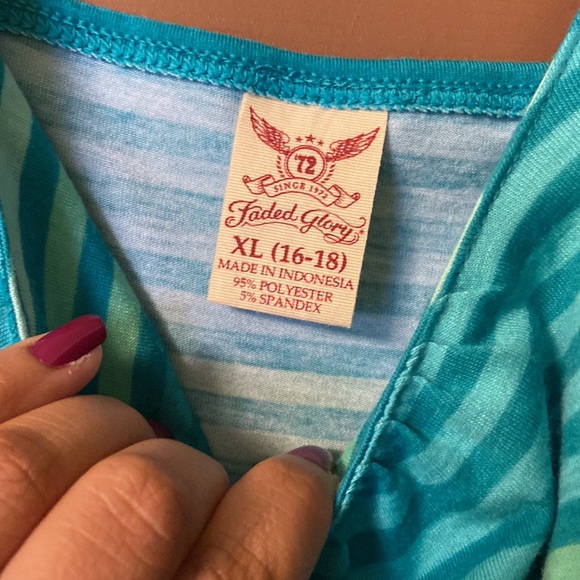 Striped Dress XL 💜 - Picture 6 of 8